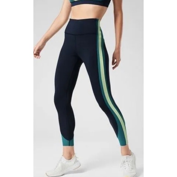 Athleta Pants - Athleta Crunch 7/8 Tight Colorblock Leggings